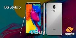 LG Stylo 5 32GB Smartphone Boost Mobile With Free 1st Month Activated
