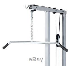Lat Pull Down Machine Multifunction Low Row Bar Cable Fitness Body Workout Gym
