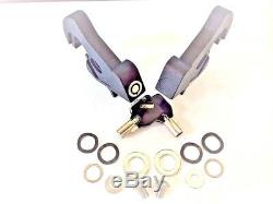 Locking Detachable Latch Kit for Harley Touring Sissy Bar and Luggage Rack