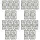 Lot of 10 1 oz SilverTowne Buffalo. 999 Fine Silver Bar New Design Sealed