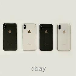 Lot of 4 Unlocked Apple iPhone X 64GB Mixed Colors