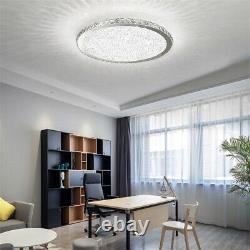 Modern Crystal Ceiling Light LED Pendant Lamp Flush Mount Fixtures Chandelier