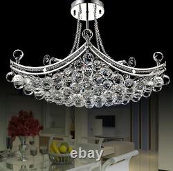 Modern Luxury K9 Crystal Chandelier LED Hanging Pendant Lamp Ceiling Fixture