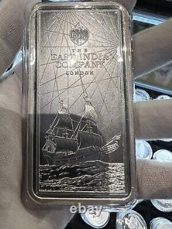 NEW 2023 10 Pound St. Helena Silver KING Charles 10 oz Silver Bar BU In Pouch