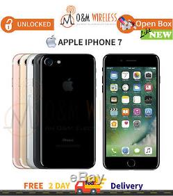 NEW Apple iPhone 7 32GB Black Gold Silver Rose Gold (A1778, GSM Unlocked)