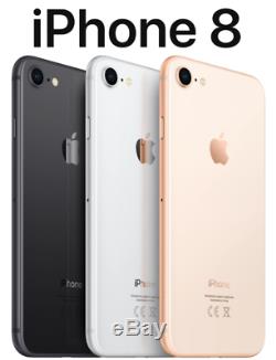 NEW Apple iPhone 8 256GB Silver GSM Unlocked AT&T T-Mobile Cricket