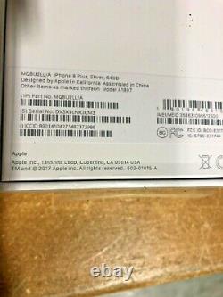 NEW Apple iPhone 8 Plus 64GB Silver A1897 MQ8U2LL/A AT&T (Factory Seal)