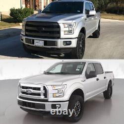 NEW INGOT SILVER Front Bumper Face Bar For 2015-17 Ford F-150 F150 King XLT SSV