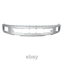 NEW INGOT SILVER Front Bumper Face Bar For 2015-17 Ford F-150 F150 King XLT SSV