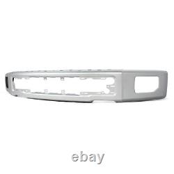 NEW INGOT SILVER Front Bumper Face Bar For 2015-17 Ford F-150 F150 King XLT SSV