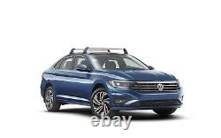 NEW OEM 2019-2020 VW Volkswagen Jetta Roof Rack Base Carrier Bars Black Silver