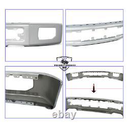 NEW Painted INGOT SILVER Front Bumper For 2015-2017 Ford F-150 F150 FO1002424