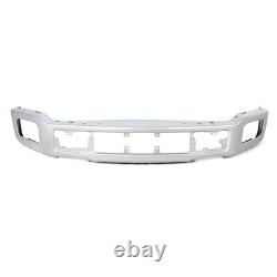 NEW Painted Ingot Silver UX Front Bumper Face Bar For 2018-2020 Ford F-150 F150