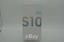 NEW SEALED Samsung Galaxy S10 5G 256GB (Unlocked/AT&T/T-Mobile) Silver SM-G977U