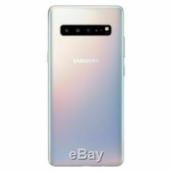NEW Samsung Galaxy S10 5G 256GB Silver (GSM CDMA UNLOCKED) Smartphone