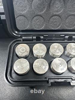 NIB GEM Box Of 10 Mason Mint 1 Oz. 999 Fine Silver Bullet. 45 Caliber ACP
