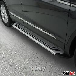 Nerf Bars Side Step Running Board for Mercedes GLK Class X204 2009-2015 Alu Gray