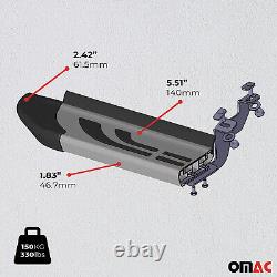 Nerf Bars Side Step Running Board for Mercedes GLK Class X204 2009-2015 Alu Gray