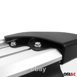 Nerf Bars Side Step Running Boards for Mazda CX-5 2017-2024 Black Silver 2Pcs