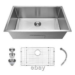 New 304 Stainless Steel Under mount Single Bowl Bar Sink 32 Prep Bar Sink New