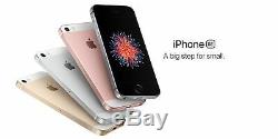 New Apple iPhone SE 4.0 AT&T T-MOB Unlocked Smartphone/Silver/64GB