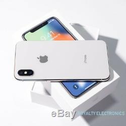 New Apple iPhone X 64GB 256GB Silver Gray Factory Unlocked T-Mobile AT&T Verizon