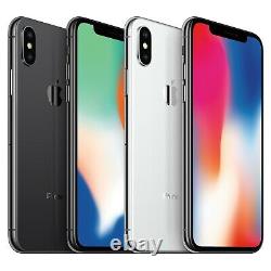 New Apple iPhone X 64GB (GSM Unlocked) AT&T T-Mobile Metro PCS Worldwide 4G LTE
