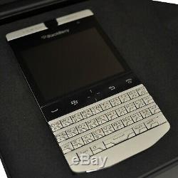 New BlackBerry Porsche Design P'9981/P9981 QWERTY+Arabic Silver Unlocked SIMFree