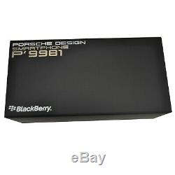 New BlackBerry Porsche Design P9981 QWERTY+Arabic Dark Platinum Factory Unlocked