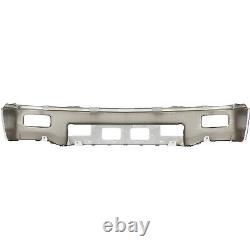 New For 2014-2015 Chevy Silverado 1500 Steel Front Bumper Face Bar With Fog Hole