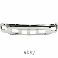 New For 2014-2015 Chevy Silverado 1500 Steel Front Bumper Face Bar With Fog Hole