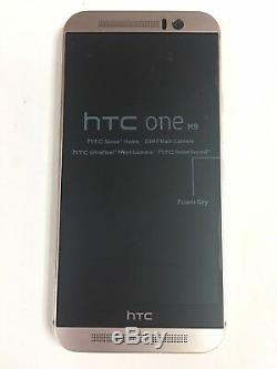 New HTC One M9 AT&T Unlocked 4G LTE 32GB 5 Android Smartphone Gold on Silver