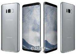 New In Box Samsung Galaxy S8 SM-G950U 64GB Silver GSM Unlocked for AT&T T-Mobile