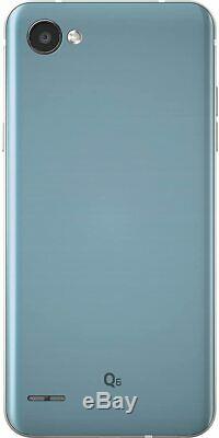 New LG Q6 Silver 32GB 4G LTE 5.5 QHD 13MP WIFI NFC GPS Unlocked Smartphone