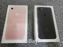 New in Box Apple iPhone 7 128GB GSM Unlocked Rose Gold Black Silver Red etc