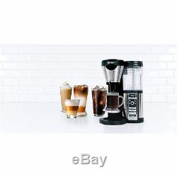 Ninja CF080 Coffee Bar Auto-IQ 1 Touch Intelligence Brewer Maker with Glass Carafe