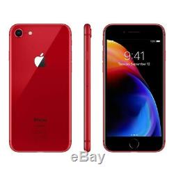 OB Other Apple Iphone 8 64GB GSM Unlocked Red Silver At&t 12.0 MP 4G LTE