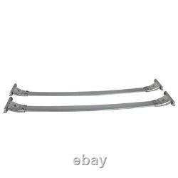 Pair Silver Aluminum Roof Rack Top Cross Bar Rail For 2013-19 Nissan Pathfinder