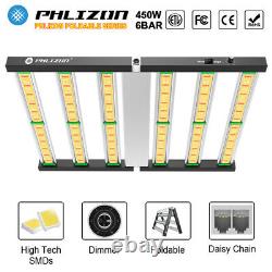 Phlizon 450W 640W 1000W Foldable LED Grow Light Full Spectrum for Hydroponics UL
