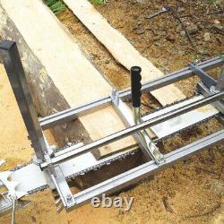Portable Chainsaw mill 24 Inch Planking Milling 14 to 24 Guide Bar Aluminum