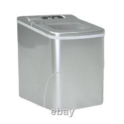 Portable Countertop Ice Maker Compact Ice Cube Machine Home Bar Dorm 26lbs/day
