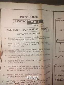 Precision Hardware Locking Bar