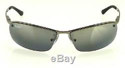 Ray-ban Top Bar Rb3183 004/82 63mm Gunmetal / Silver Gradient Mirror Polarized