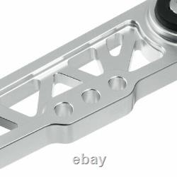 Rear Lower Control Arm Subframe Brace Tie Bar For 92-95 Honda Civic EG Silver