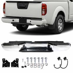 Rear Step Bumper Assembly For 2005-2021 Nissan Frontier Truck Chrome Complete