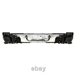 Rear Step Bumper Face Bars Chrome Fit For Chevy Colorado Canyon 2015-2021