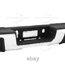 Rear Step Bumper Face Bars Chrome Fits Chevy Colorado Canyon 2015-2021