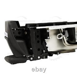 Rear Step Bumper Face Bars Chrome Fits Chevy Colorado Canyon 2015-2021