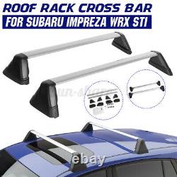 Roof Rack Cross Bar Set Pair For Subaru Impreza WRX STi Sedan & Wagon 2008-2014