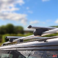 Roof Rack Cross Bars Luggage Carrier Silver 2Pcs For Mercedes GL Class 2014-2016